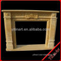 Natural stone cheap fireplace mantel for home decoration fireplace